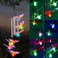 thumbnail image 6 of Austok Solar Wind Chime Light Color Changing LED Hanging Butterfly Wind Chimes Lamp IP65 Waterproof Wind Chime Solar Lights Mobile Wind Bell Decoration for Home Garden Yard, 6 of 9