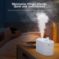 thumbnail image 5 of Humidifiers for Home Quiet Humidifiers for Large Room, Portable Small Cool Mist Humidifiers 350ML - USB Desktop Humidifier for Plants, Office, Car, Baby Room With Night - Quiet Mini Humidifier, 5 of 9