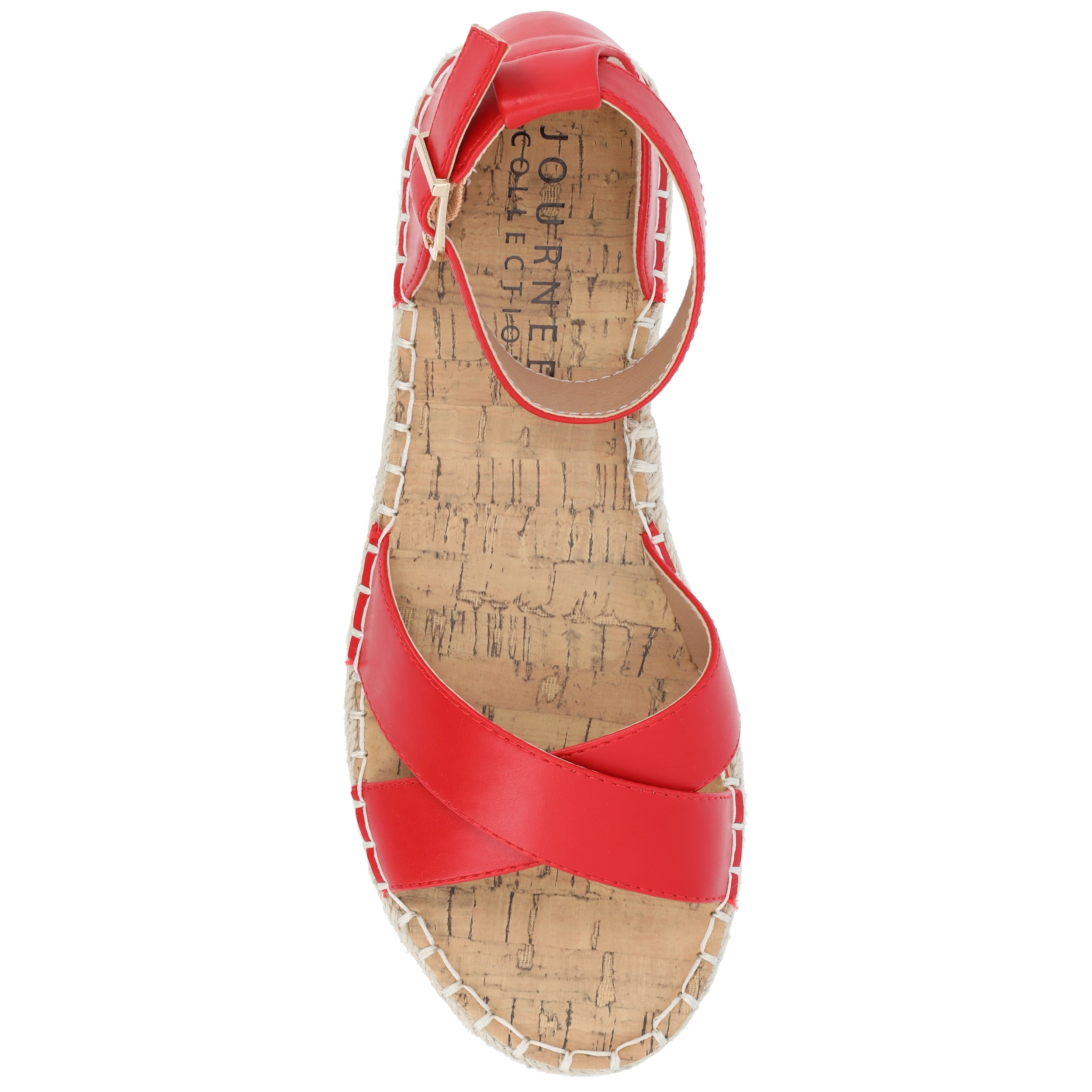 Journee Womens Lyddia Espadrille Flat Sandals, Widths Available