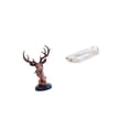 thumbnail image 6 of CarpNettore Deer Head Ornament Resin Statue Decorative Adornment Animal Figurine for NightStand Desktop Jewelry Storage Tray Nordic Rectangle Vanity Tray Countertop Organizer for Dining Room, 6 of 8