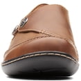 thumbnail image 2 of Zapatos Clarks Ashland Lane Q Mocasín de Cuero Marrón Oscuro Talla 7.5, 2 of 7