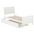 thumbnail image 2 of Portland Twin Extra Long Bed with Matching Footboard and Twin Extra Long Trundle in White, 2 of 14