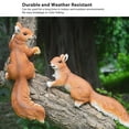 thumbnail image 4 of Figura de la Ardilla Trepadora, Adorno de Escultura de Animales de Resina Vívida Resistente A la Resistencia Al Jardín para Jardín, 4 of 7