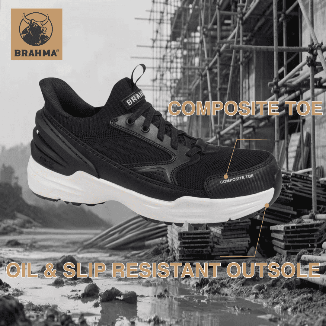 Brahma Women's Composite Toe Coil On Work Shoes