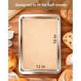 thumbnail image 2 of 220 Count Parchment Paper Sheets for Baking 12x16 Inch, Precut Non-Stick Unbleached Paper, Half Sheet Pan Liners Oven, Cooking, Grilling, Air Fryer, Steaming, 2 of 4