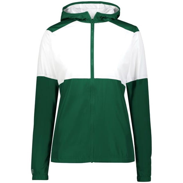 Veste Série X pour Femmes, Vert Foncé & Blanc - 2TG