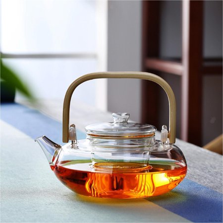 

Borosilicate Glass Teot Removable Infuser Heat Resistant Loose Leaf Hand