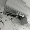 thumbnail image 2 of Streamline 34 in. Fondi Ductless Insert 350 CFM Range Hood in Brushed Stainless Steel with Baffle Filters, Touchpad Control, LED Lights, 2 of 9