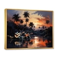 thumbnail image 2 of Designart "The Serenading African Wall art I" African Floater Framed Wall Art Print, 2 of 7