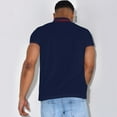 thumbnail image 6 of Sngxgn Shirts for Men - Fit Short-Sleeve Polo, Casual Collared T-Shirt(Navy,L), 6 of 6
