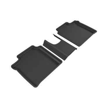 3D MAXpider KAGU Floor Mat (BLACK) compatible with NISSAN VERSA NOTE 2014-2019 - Second Row