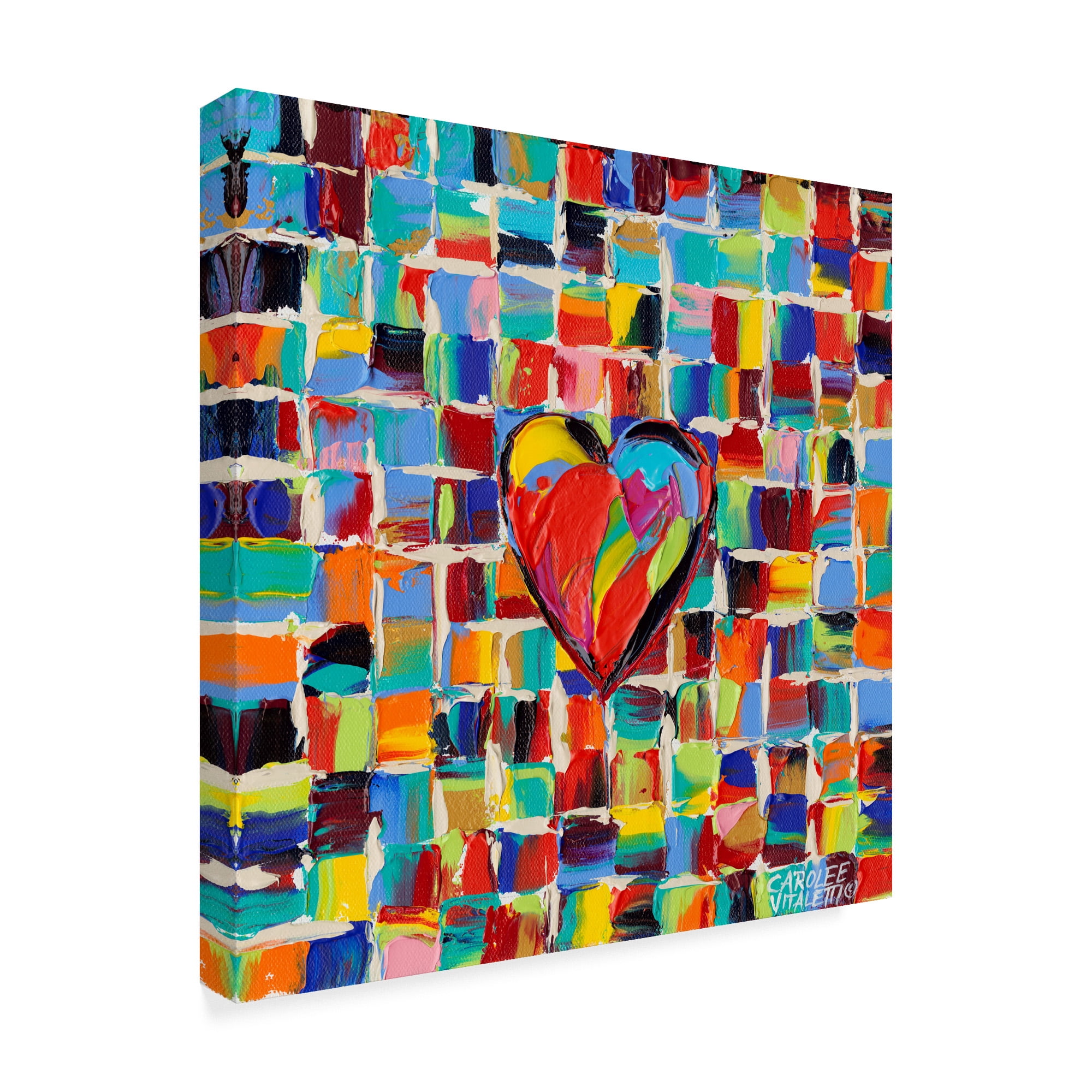Trademark Fine Art 'Love of Color I' Canvas Art by Carolee Vitaletti
