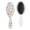 White-561, variant on Lemon Hair Brush, Cute Floral Lemon Print Detangling Hairbrush, Retro Yellow Summer Fruit Design, Vintage Style, Comfortable Grip