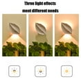 thumbnail image 6 of Giunmcul Leaf Shaped Magnetic Motion Sensor LED Night Light with Remote Dimmable Wireless Self Adhesive Bedside Wall Lamp Rechargeable Battery and USB Option 16 x 9.1 x 3.85 cm, 6 of 7