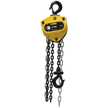 Sumner 1/2 Ton Chain Hoist With 15 Ft. Chain Fall