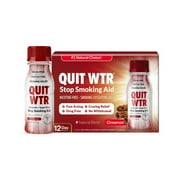 Quit WTR,Cinnamon,Nicotine-Free Smoking Cessation Detox Drink,12pk