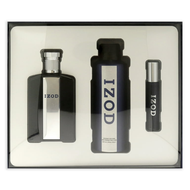 Izod Izod Legacy 3 Pc Gift Set 3.4oz EDT Spray 0.5oz EDT Spray 6.8oz Body Spray