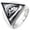 Steel color, variant on Fashion Titanium Steel Triangle eye ring 7-15 Ring Finger Rings Jewellery-Steel color-13