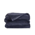 thumbnail image 2 of Royal Velvet  Lavish Plush Solid Blanket Twin/Twin XL - Navy, 2 of 5