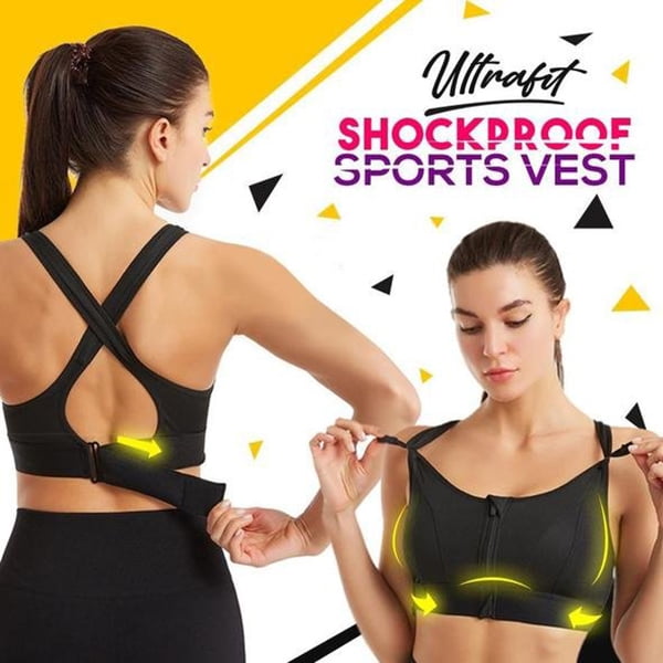 Shop Generic Shockproof Sports Bra Shockproof Yoga Fitness Bras