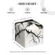 thumbnail image 4 of Fotbe Black And White Rose Porta Pañuelos Decorativo de Cuero, Caja Cuadrada Moderna para Pañuelos Faciales, Organizador y Dispensador 5x5x5'', 4 of 7