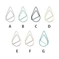 thumbnail image 3 of facefd 30 Pcs Pince à Papier Mignonne Forme Goutte d'Eau Style Simple Couleur Unie Bureau École Carnet Pince Photo Marque-Page Bleu Ciel, 3 of 9