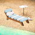 thumbnail image 5 of KAKOWELY mini Chaise de Plage mini Meubles Miniature Maison de Poupée Salon Décor Simulé mini Chaise de Plage Jouet de Jeu Simulé mini Fauteuil Inclinable Modèle Décor Maison de Poupée, 5 of 5