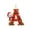 A, variant on OCCOA 2D Acrylic Christmas Letter Ornaments Alphabet Hanging Pendants DIY Tree Decor for Mantel Window Wreath Fireplace Home Holiday Gift for Family Kids Xmas Present, E