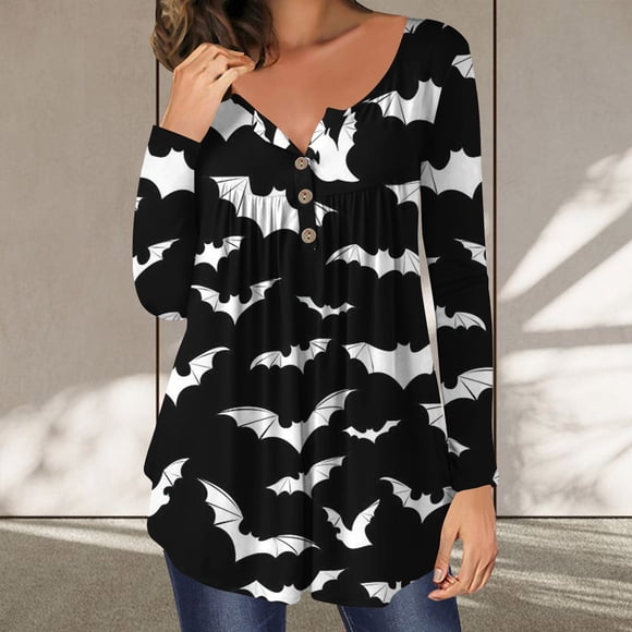 Sexy Halloween Costumes for Women Fashion Casual Long Sleeve V-Neck Blouses & Shirts Tank Tops for Women 2023 on Clearance