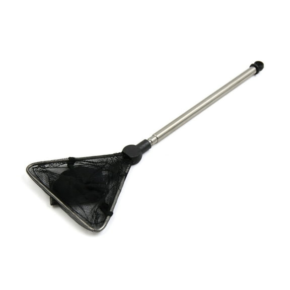Unique Bargains less Steel Telescopic Handle Aquarium Fishbowl Shrimp Fish Landing Net