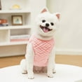 thumbnail image 4 of Small Pet Costume, Popular Bee Themed Sweater for Seasonal Fashion, Irresistible Outfit for Toy Poodles and Pomeranians During Fall. Pink L, 4 of 5