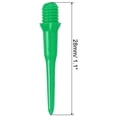 thumbnail image 2 of Unique Bargains Embouts de Fléchettes en Plastique, Lot de 100 Embouts de Fléchettes Souples à 2BA, Vert, 2 of 7