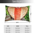 thumbnail image 2 of Disketp Cobra Snake Throw Pillow Case Cushion Covers,Cushion for Bedroom,Couch,Home-14"x20", 2 of 6