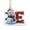 3D Snowman with Mini Ornaments|#E, variant on Fegute Letters Christmas Tree Decorations Acrylic Ornaments Alphabet DIY Forest Party Hanging Decor 2D 8x8cm for Home Office Holiday