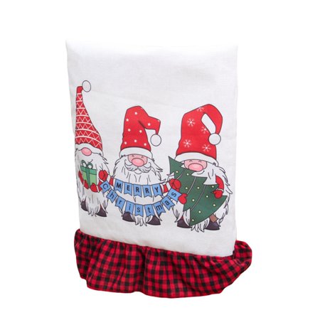 Christmas Chair Covers Protector Dinning Room Chair Back Slipcovers for Kitchen Holiday Home Decoration