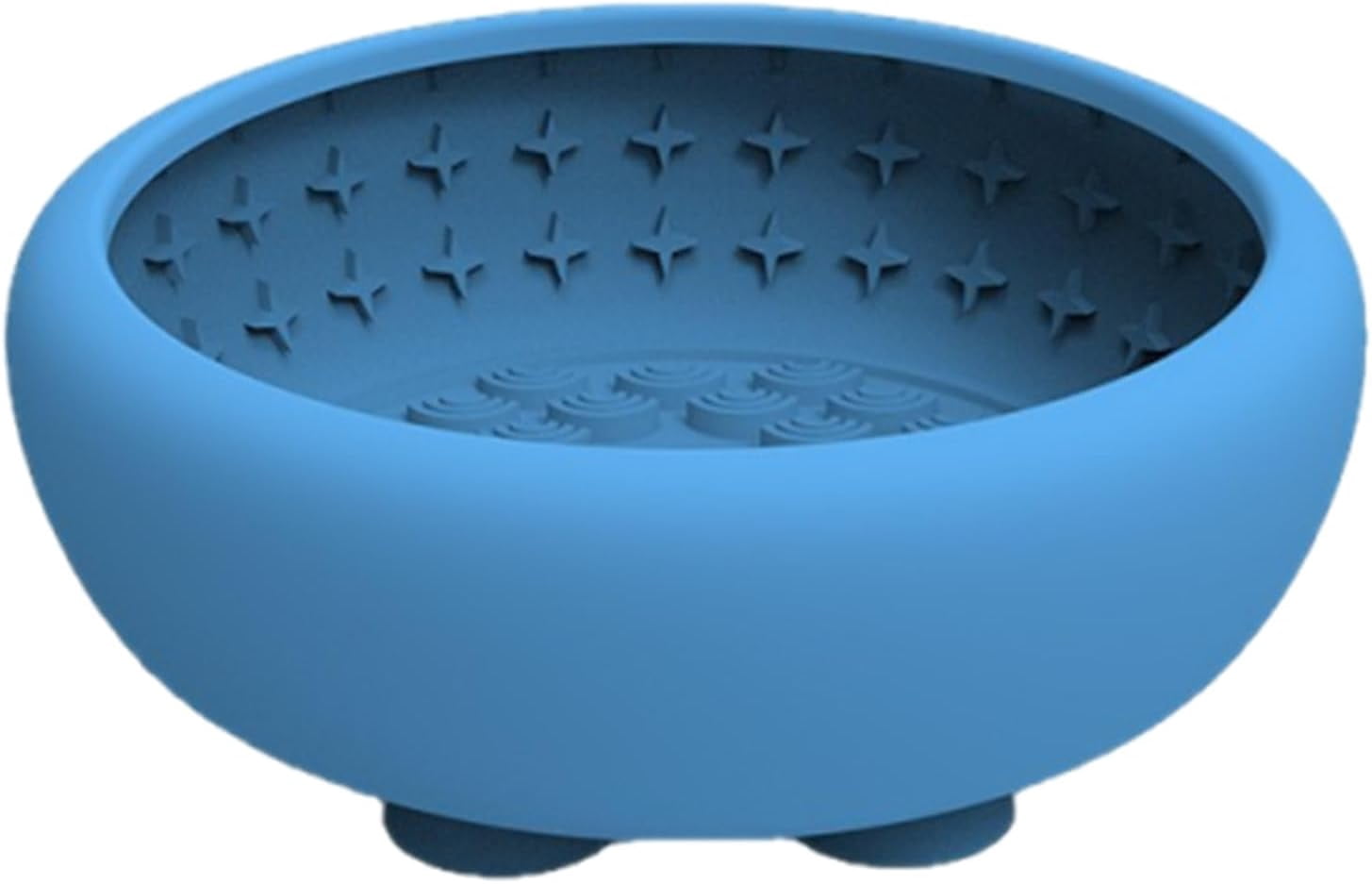 Silicone Slow Feed Licking Bowl, Anti-Choke, Suction Cup Base, Non-Slip, Easy Clean, for Dogs Cats