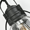 thumbnail image 6 of Lighting MARK Transitional 1 Light Textured Black Outdoor Wall Sconce 14" Height, 6 of 7