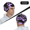 thumbnail image 6 of Xecao Cartoon Black Cats Print Knit Hat,Winter Beanie for Men Women, Beanie Soft Warm Ski Stocking Cuffed Cap, 6 of 7