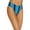 Blue, variant on Mei L'ange Womens Striped Bikini Swim Bottom Separates Blue M