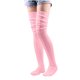 thumbnail image 2 of Calcetines de lana cálidos para mujer, calcetines de invierno de color liso hasta la rodilla, calcetines largos de tubo, calcetines gruesos, calcetines de poliéster para mujer, 2 of 5