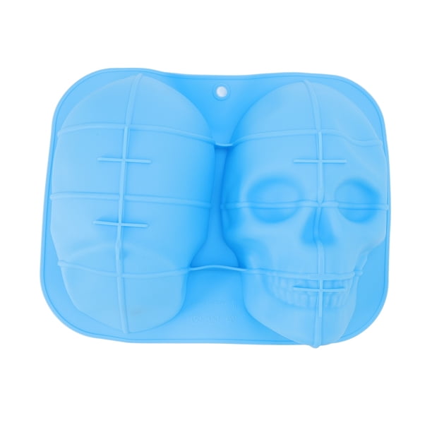 Molde Para Hornear Con Cabeza De Esqueleto, Molde Para Hornear Con Cabeza De Calavera Resistente A Altas Temperaturas De Halloween, Silicona Suave Flexible Para Hielo Para Galletas ANGGREK Otros