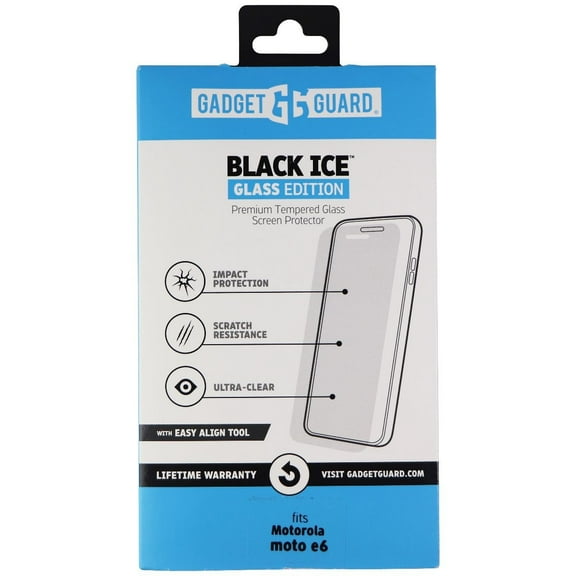 Gadget Guard Black Ice Tempered Glass for Motorola Moto E6 (2019) - Clear