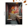 thumbnail image 3 of Rooster Reading Newspaper Canvas Wall Art 15.75x11.81 Inches, 3 of 8