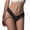 01 Black, variant on Women's Sexy Low Rise Floral Lace String Panties Strappy Cheeky Bikini Briefs Underwear