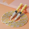 thumbnail image 4 of serony Adjustable Steel Jump Rope Beaded Heavy Skipping Rope for Kids Women Men Fitness, 4 of 9