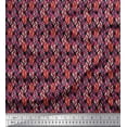 thumbnail image 1 of Soimoi Moss Georgette Fabric Leaves Small Printed Fabric 1 Yard 42 Inch Wide, 1 of 3