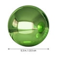 thumbnail image 4 of CHUANK Miroir de Jardin 5.3” Boule de Vision Décor en Acier Inoxydable, 4 of 6