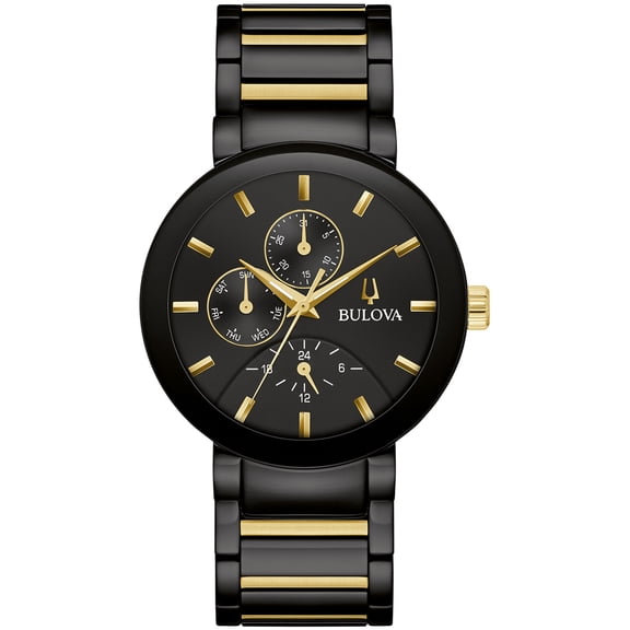 Bulova Men's Modern Chronograph Black Dial Watch - 98C149