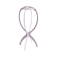 thumbnail image 1 of Kmbangi Collapsible Wig Stands Detachable Plastic Wig Holder, 1 of 4