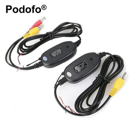 Wireless 2.4 Ghz RCA Video Transmitter and Receiver for Car Rear view Camera